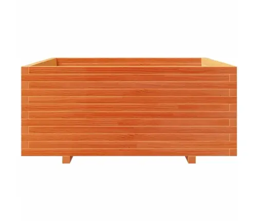 Dārza Puķu Kaste, Vaska Brūnas, 110X110X49,5 Cm, Priedes Koks Vidaxl
