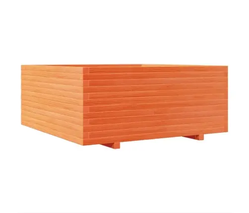 Dārza Puķu Kaste, Vaska Brūnas, 110X110X49,5 Cm, Priedes Koks Vidaxl