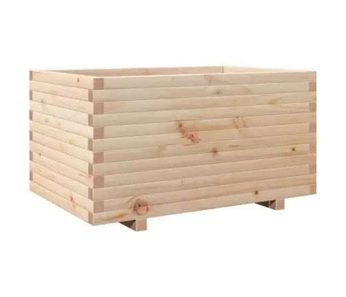 Sodo Lovelis, 90X60X49,5cm Pušies Medienos Masyvas