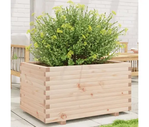 Sodo Lovelis, 90X60X49,5cm Pušies Medienos Masyvas