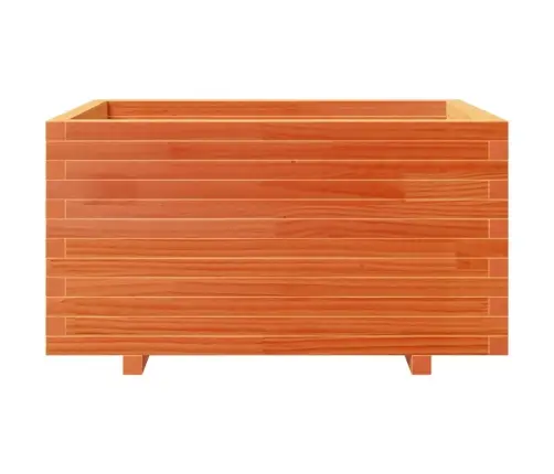 Dārza Puķu Kaste, Vaska Brūnas, 90X60X49,5Cm, Priedes Masīvkoks Vidaxl