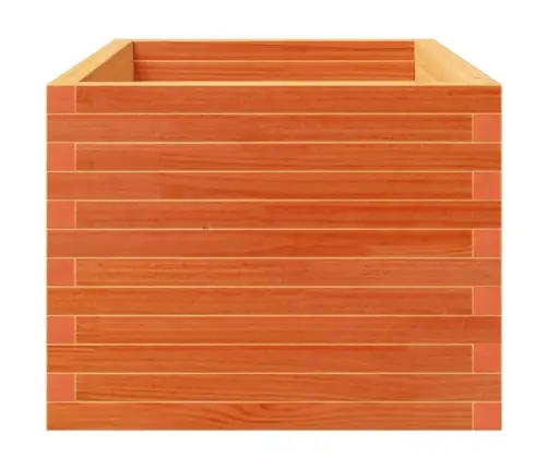 Dārza Puķu Kaste, Vaska Brūnas, 90X60X49,5Cm, Priedes Masīvkoks Vidaxl