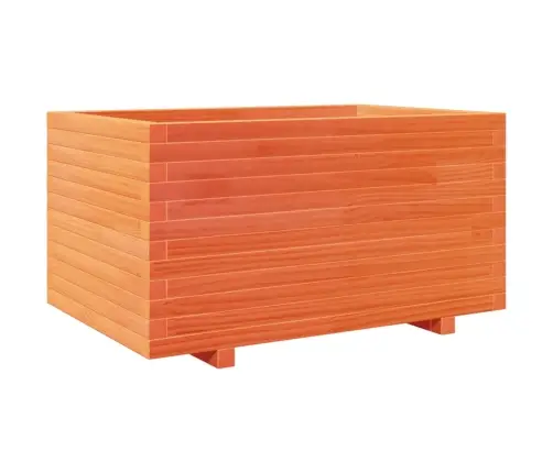Dārza Puķu Kaste, Vaska Brūnas, 90X60X49,5Cm, Priedes Masīvkoks Vidaxl