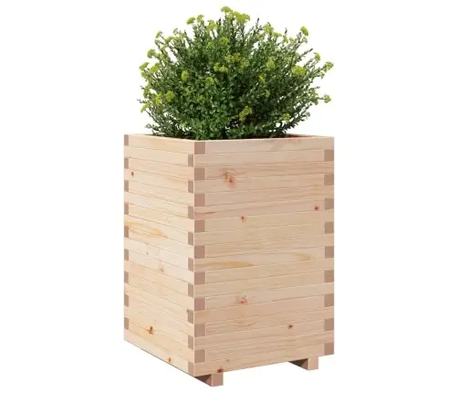 Dārza Puķu Kaste, 50X50X72,5 Cm, Priedes Masīvkoks Vidaxl
