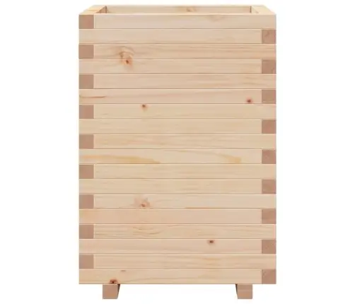 Dārza Puķu Kaste, 50X50X72,5 Cm, Priedes Masīvkoks Vidaxl