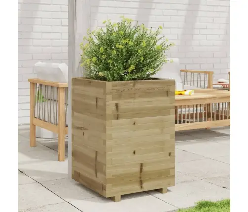 Dārza Puķu Kaste, 50X50X72,5 Cm, Impregnēts Priedes Koks Vidaxl