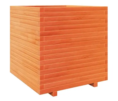 Dārza Puķu Kaste, Vaska Brūnas, 70X70X72,5Cm, Priedes Masīvkoks Vidaxl