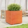Dārza Puķu Kaste, Vaska Brūnas, 70X70X72,5Cm, Priedes Masīvkoks Vidaxl