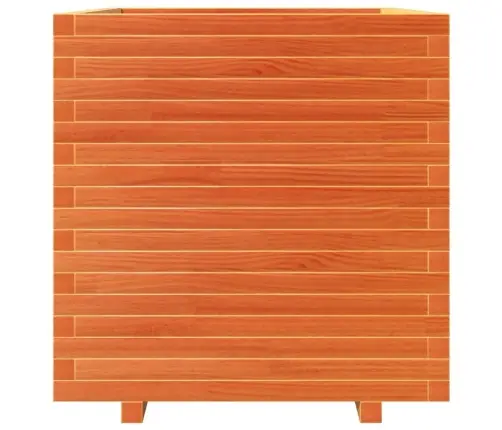 Dārza Puķu Kaste, Vaska Brūnas, 70X70X72,5Cm, Priedes Masīvkoks Vidaxl