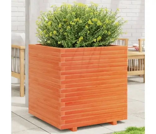 Dārza Puķu Kaste, Vaska Brūnas, 70X70X72,5Cm, Priedes Masīvkoks Vidaxl