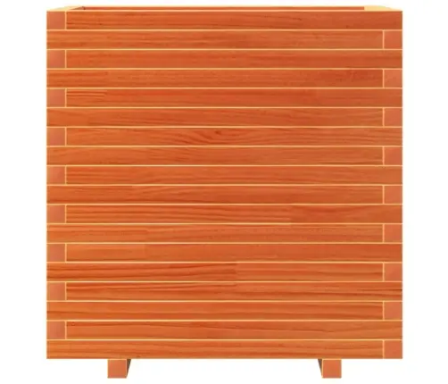 Dārza Puķu Kaste, Vaska Brūnas, 70X40X72,5 Cm Priedes Masīvkoks Vidaxl