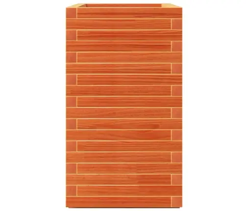 Dārza Puķu Kaste, Vaska Brūnas, 70X40X72,5 Cm Priedes Masīvkoks Vidaxl