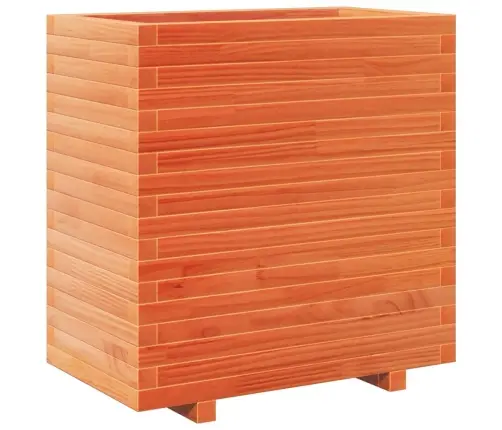 Dārza Puķu Kaste, Vaska Brūnas, 70X40X72,5 Cm Priedes Masīvkoks Vidaxl