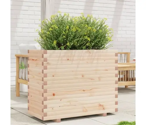 Dārza Puķu Kaste, 90X40X72,5 Cm, Priedes Masīvkoks Vidaxl