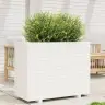 Dārza Puķu Kaste, Balta, 90X40X72,5 Cm, Priedes Masīvkoks Vidaxl