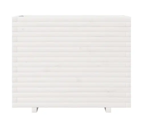 Dārza Puķu Kaste, Balta, 90X40X72,5 Cm, Priedes Masīvkoks Vidaxl