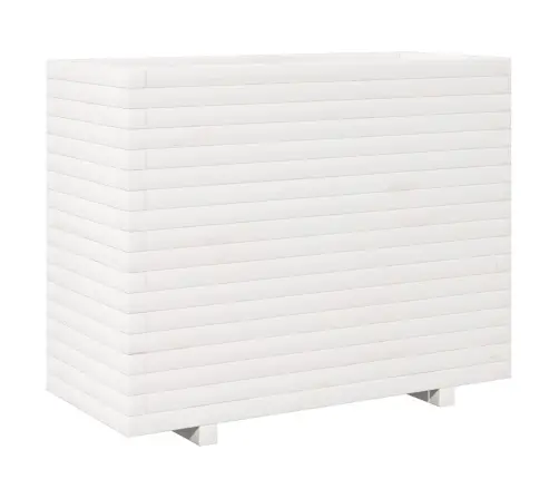 Dārza Puķu Kaste, Balta, 90X40X72,5 Cm, Priedes Masīvkoks Vidaxl