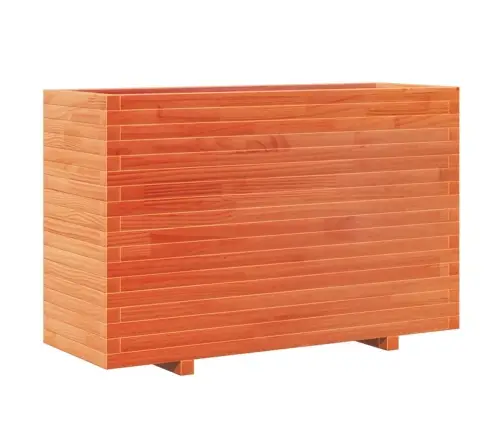 Dārza Puķu Kaste, Vaska Brūnas, 110X40X72,5Cm Priedes Masīvkoks Vidaxl