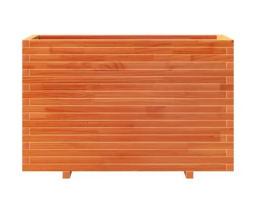 Dārza Puķu Kaste, Vaska Brūnas, 110X40X72,5Cm Priedes Masīvkoks Vidaxl