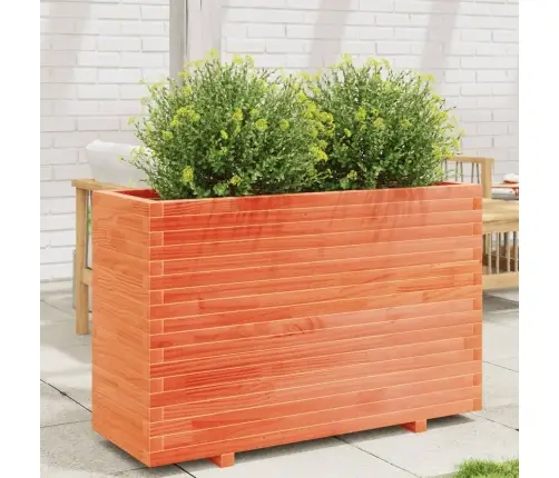 Dārza Puķu Kaste, Vaska Brūnas, 110X40X72,5Cm Priedes Masīvkoks Vidaxl