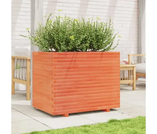 Dārza Puķu Kaste, Vaska Brūnas, 90X60X72,5Cm, Priedes Masīvkoks Vidaxl