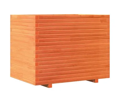 Dārza Puķu Kaste, Vaska Brūnas, 90X60X72,5Cm, Priedes Masīvkoks Vidaxl