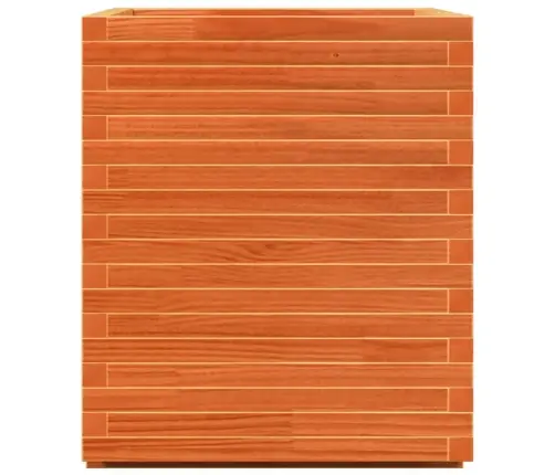 Dārza Puķu Kaste, Vaska Brūnas, 90X60X72,5Cm, Priedes Masīvkoks Vidaxl