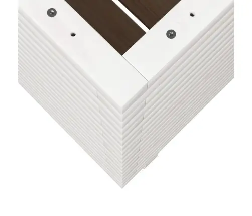 Dārza Puķu Kaste, Balta, 60X60X72 Cm, Priedes Masīvkoks Vidaxl