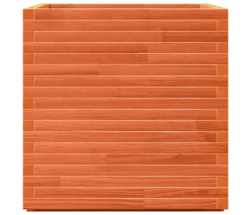 Dārza Puķu Kaste, Vaska Brūnas, 70X70X72 Cm, Priedes Masīvkoks Vidaxl