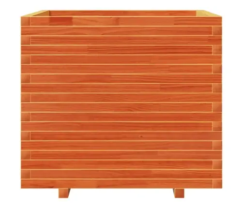 Sodo Lovelis, Vaško Rudas, 80X80X72cm Pušies Medienos Masyvas