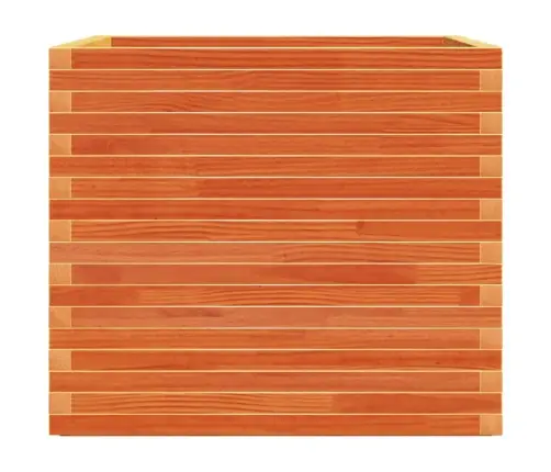 Sodo Lovelis, Vaško Rudas, 80X80X72cm Pušies Medienos Masyvas