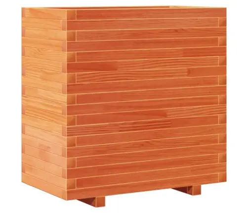 Dārza Puķu Kaste, Vaska Brūnas, 70X40X72 Cm, Priedes Masīvkoks Vidaxl