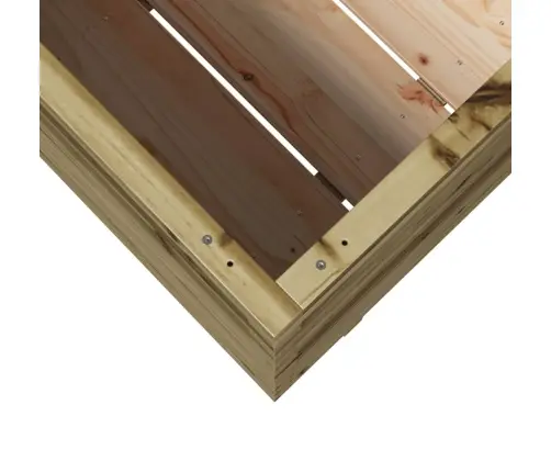 Sodo Lovelis, 70X40X72cm Impregnuota Pušies Mediena