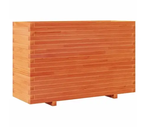 Dārza Puķu Kaste, Vaska Brūnas, 110X40X72 Cm Priedes Masīvkoks Vidaxl