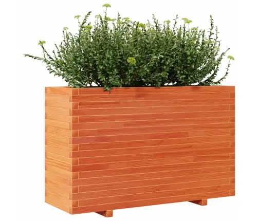 Dārza Puķu Kaste, Vaska Brūnas, 110X40X72 Cm Priedes Masīvkoks Vidaxl