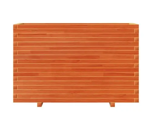 Dārza Puķu Kaste, Vaska Brūnas, 110X40X72 Cm Priedes Masīvkoks Vidaxl