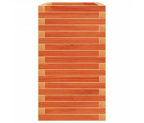 Dārza Puķu Kaste, Vaska Brūnas, 110X40X72 Cm Priedes Masīvkoks Vidaxl