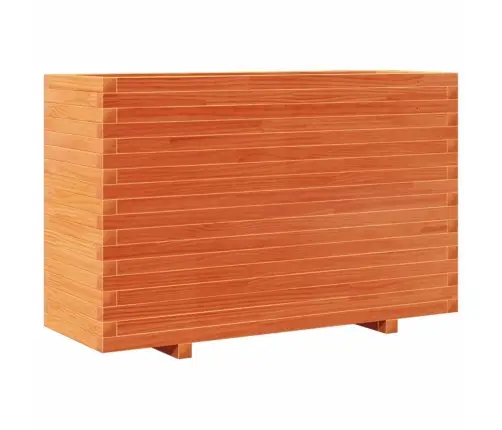 Dārza Puķu Kaste, Vaska Brūnas, 110X40X72 Cm Priedes Masīvkoks Vidaxl