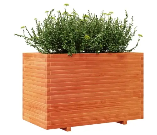 Dārza Puķu Kaste, Vaska Brūnas, 110X60X72 Cm, Priedes Masīvkoks Vidaxl