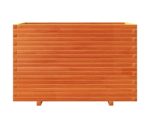 Dārza Puķu Kaste, Vaska Brūnas, 110X60X72 Cm, Priedes Masīvkoks Vidaxl