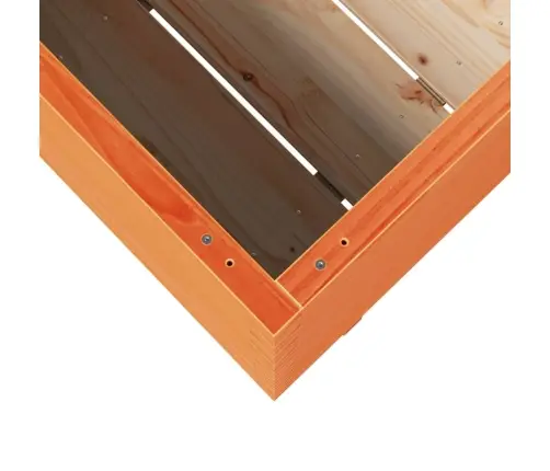 Dārza Puķu Kaste, Vaska Brūnas, 110X60X72 Cm, Priedes Masīvkoks Vidaxl