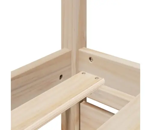 Gulta Ar Atvilktnēm Un Matraci, 120X190 Cm, Priedes Koks Vidaxl