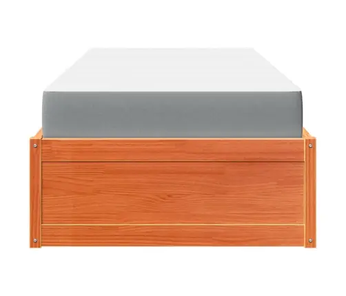 Lova Su Čiužiniu, Vaško Ruda, 90X200cm Pušis