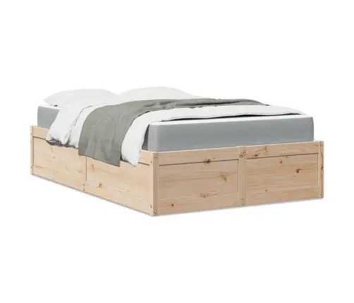 Lova Su Čiužiniu, 140X190cm Pušis