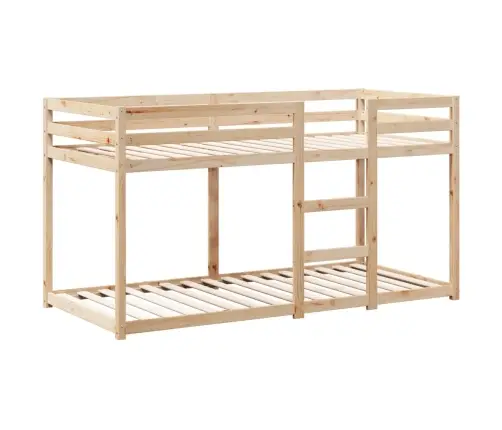 Katusega Narivoodi, 80 X 200 cm Männipuit