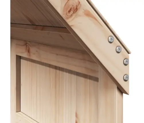 Augstā Gulta Ar Jumtu, 75X190 Cm, Priedes Masīvkoks Vidaxl