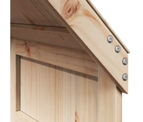 Augstā Gulta Ar Jumtu, 90X190 Cm, Priedes Masīvkoks Vidaxl