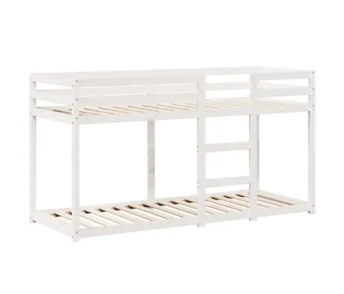 Vaikiška Lova Su Stogeliu, Balta, 90X190cm Pušies Masyvas