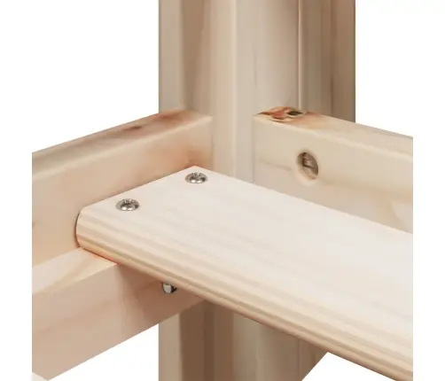 Katusega Narivoodi, 75 X 190 cm Männipuit