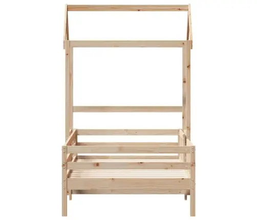 Katusega Voodiraam, 80 X 200 cm Männipuit